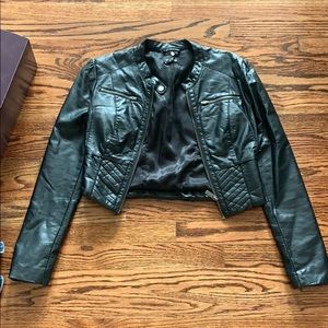 Bebe leather jacket